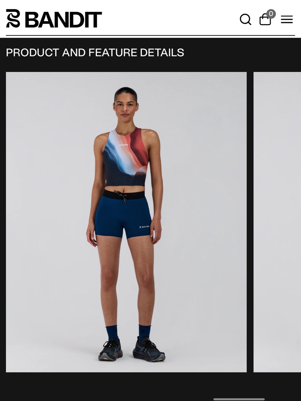 ***ISO*** WOMEN'S STAMINA™ RACE CROP - THERMAL FIELD RUSTED APRICOT - Picture 7 of 9